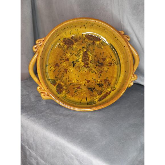 Vintage F.F. Griffi Corsica Dish – 10” Hand-Painted Plate, French Island Pottery - Picture 1 of 8